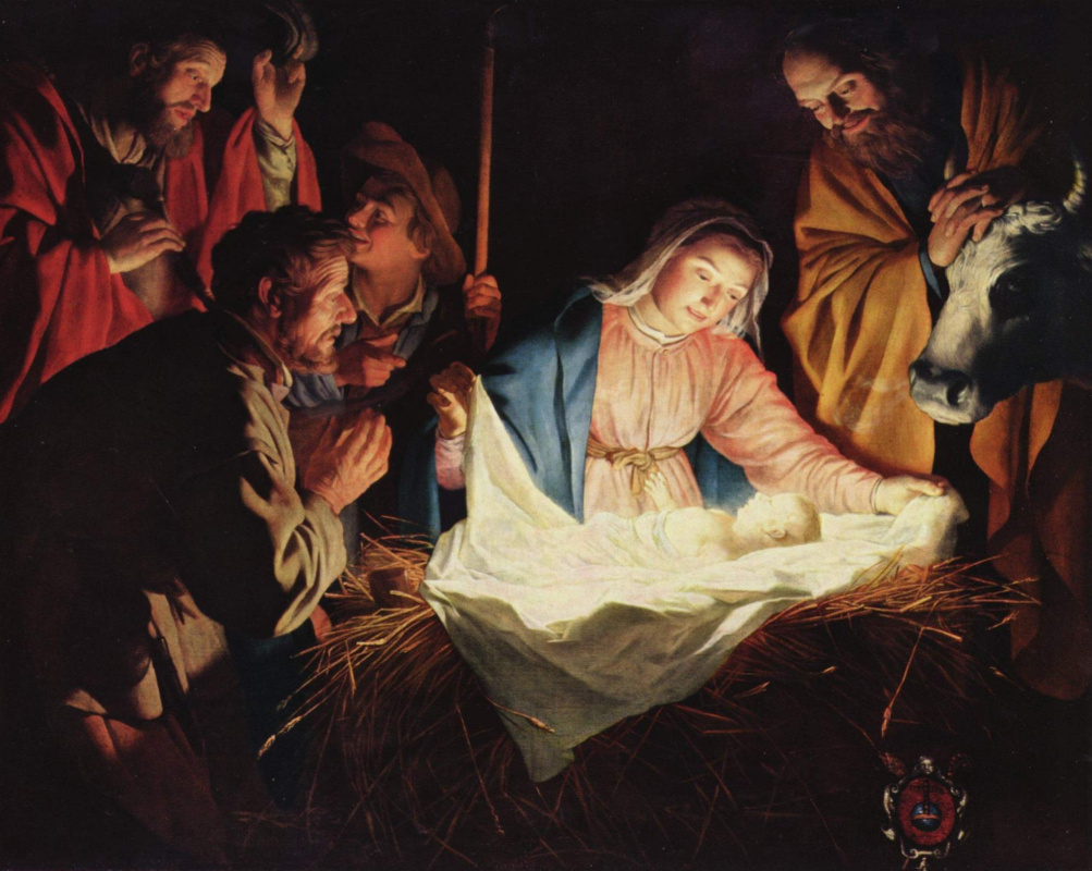 Gerrit van Honthorst. The adoration of the shepherds