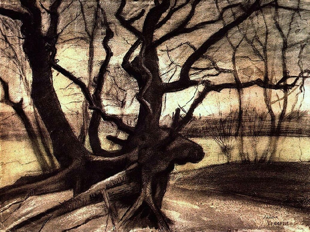 Вінсент Ван Гог. Этюд с деревом
