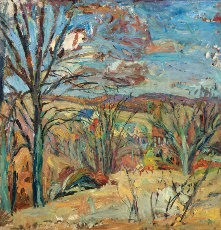 Abram Anshelevich Manevich. Autumn landscape