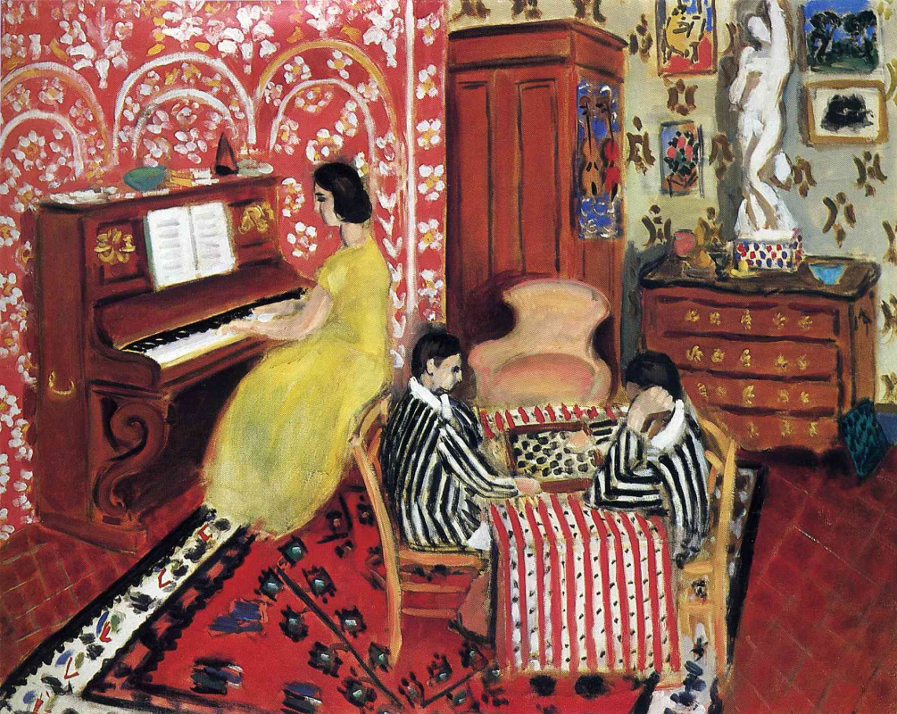 Henri Matisse. Pianist and players