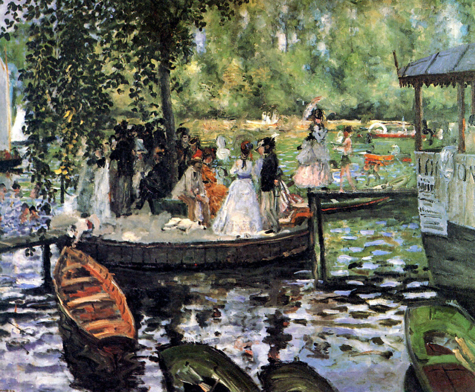 Pierre-Auguste Renoir. La Grenouillère (The Frog Pond)