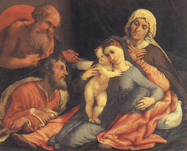 Lorenzo Lotería. The Madonna and child