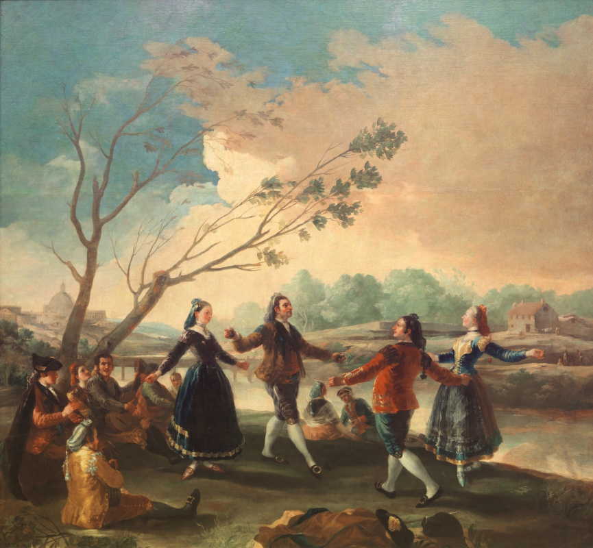 Francisco Goya. Dance on the Banks of the Manzanares