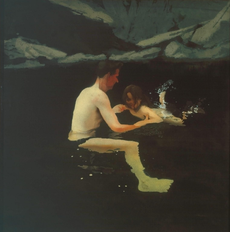 Michael Andrews. Melanie swim