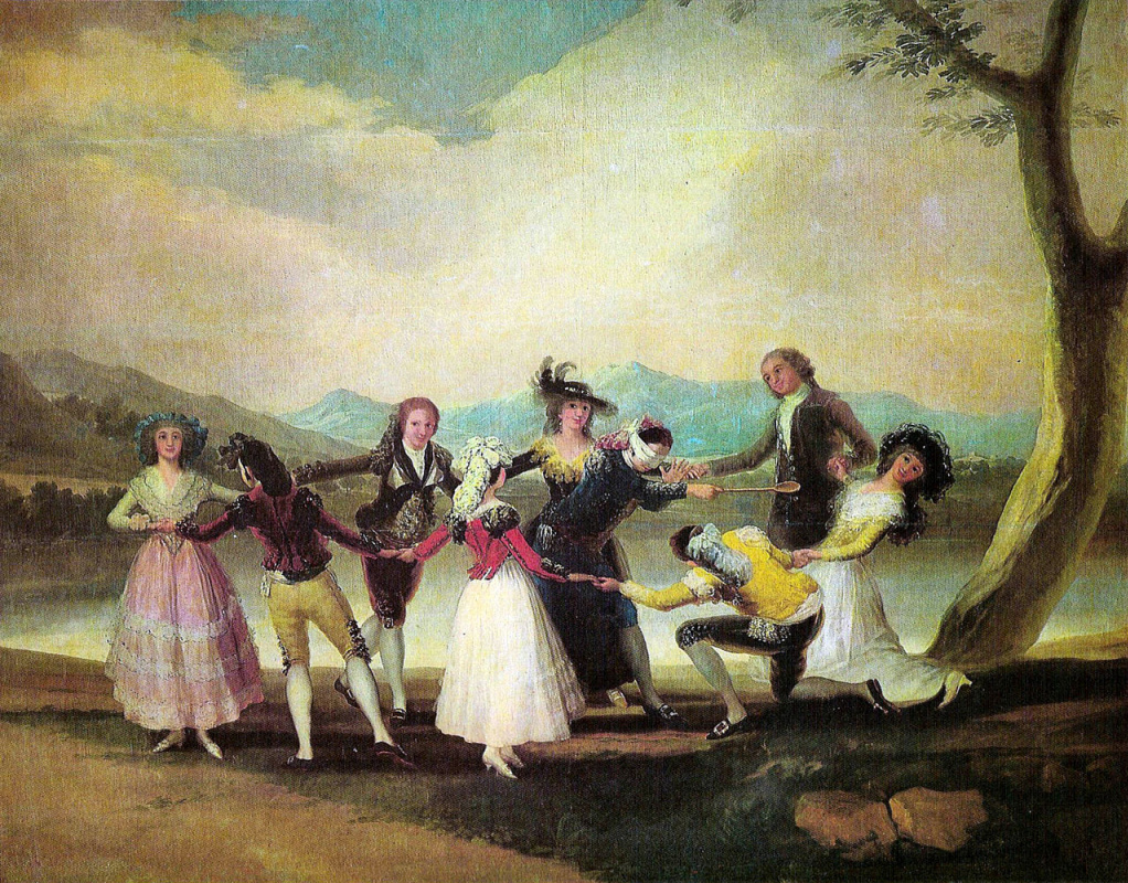 Francisco Goya. 盲人的虚张声势