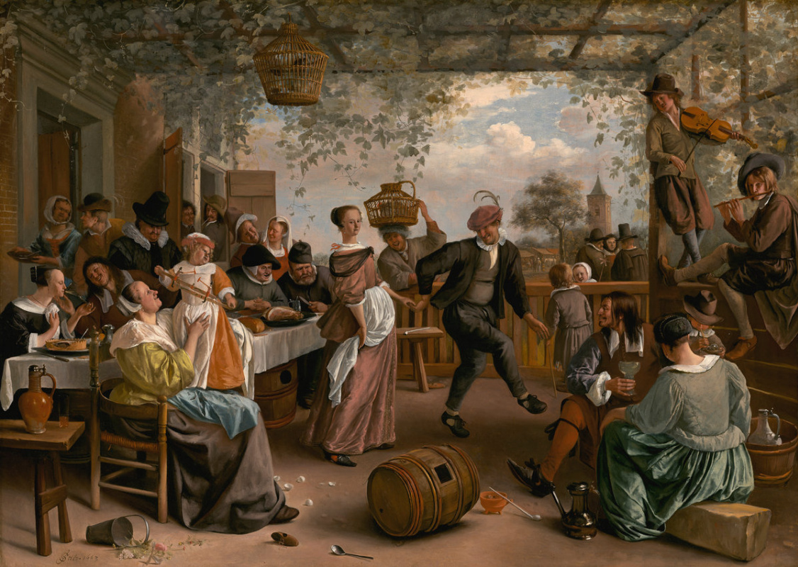 Jan Steen. Dancing couple