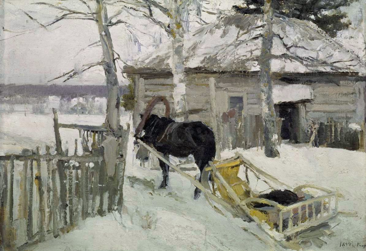 Konstantin Korovin. In the winter