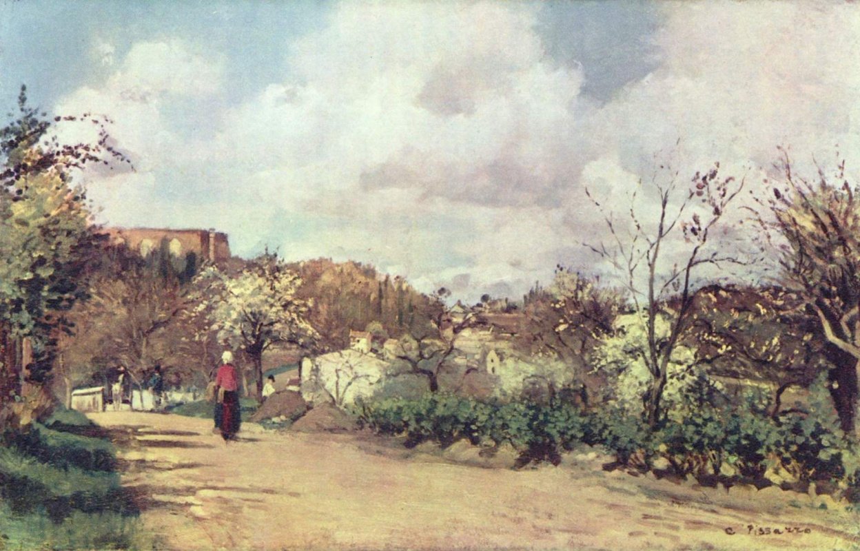 Camille Pissarro. View of Louveciennes