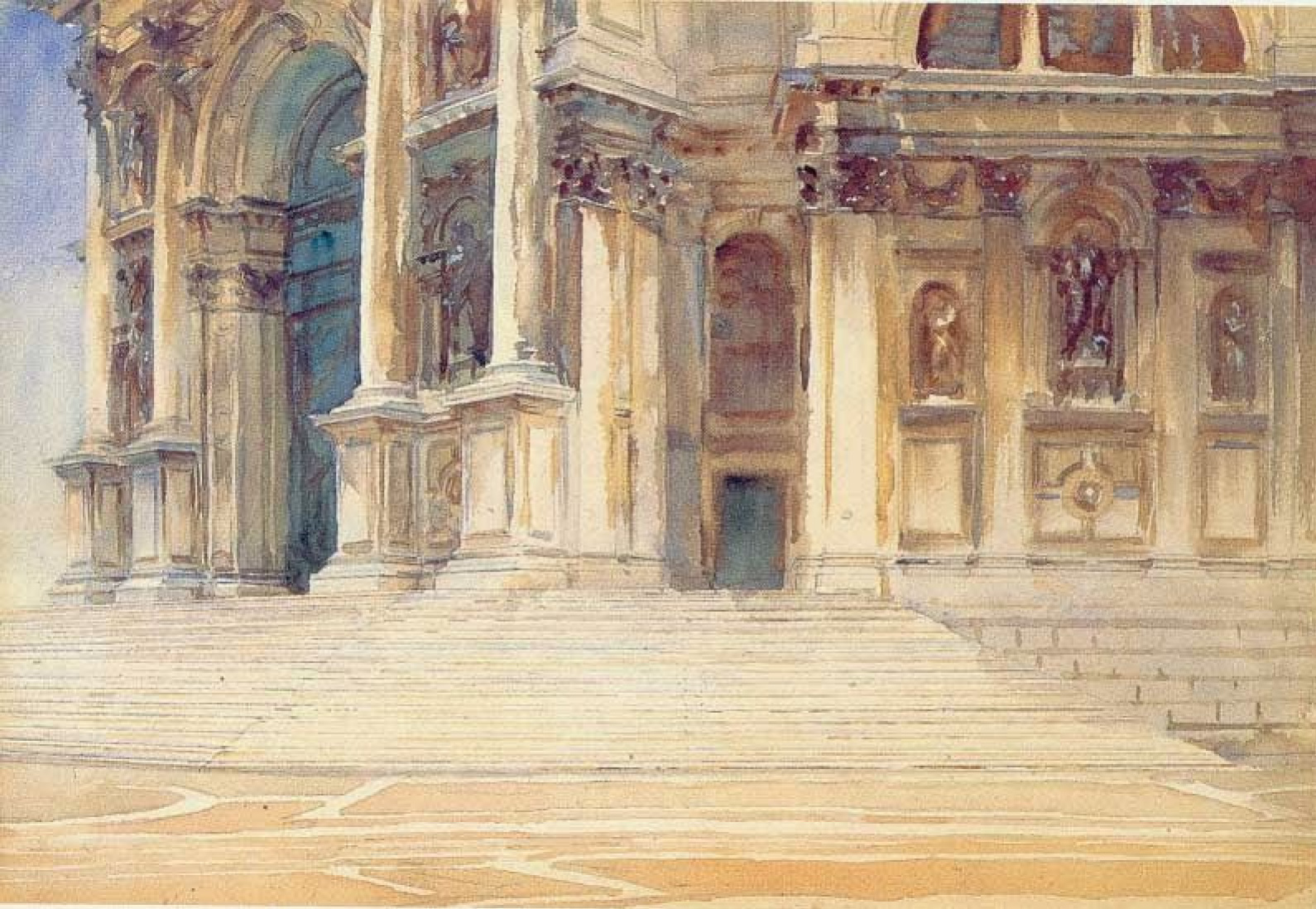 John Singer Sargent Santa Maria della Salute, Venecia. Entrada