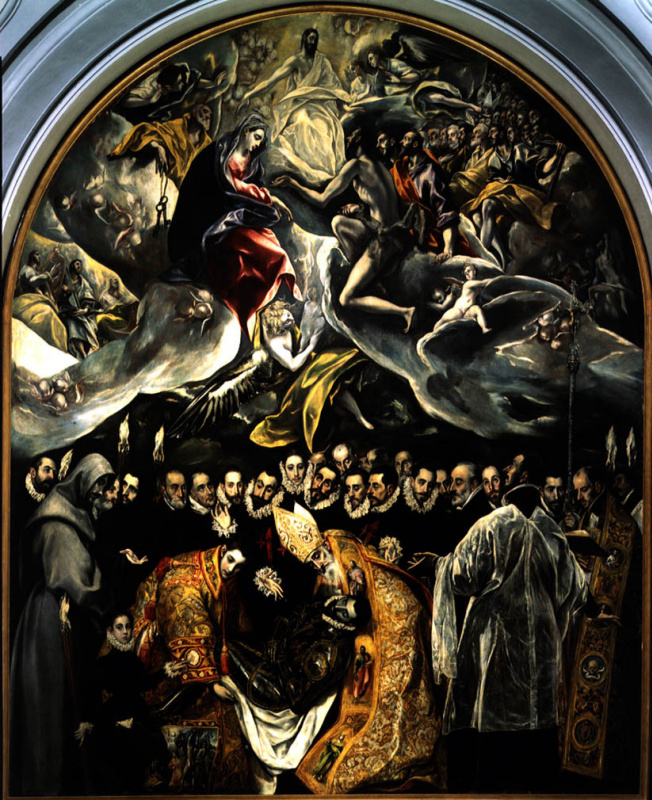 Эль Греко (Доменико Теотокопули). Погребение графа Оргаса