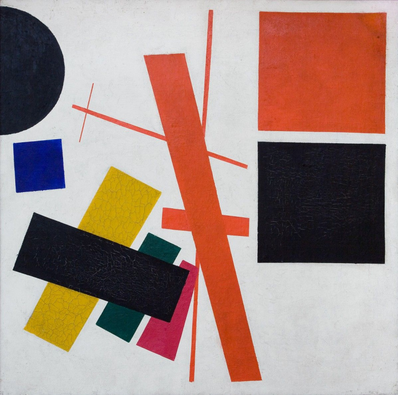 Kazimir Malevich. Suprematism, non-objective composition