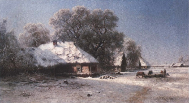 Lev Lvovich Kamenev. Winter landscape