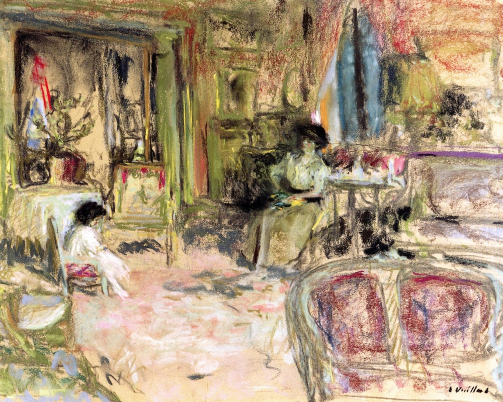 Jean Edouard Vuillard. Henri and Madame Bernheim Hossa