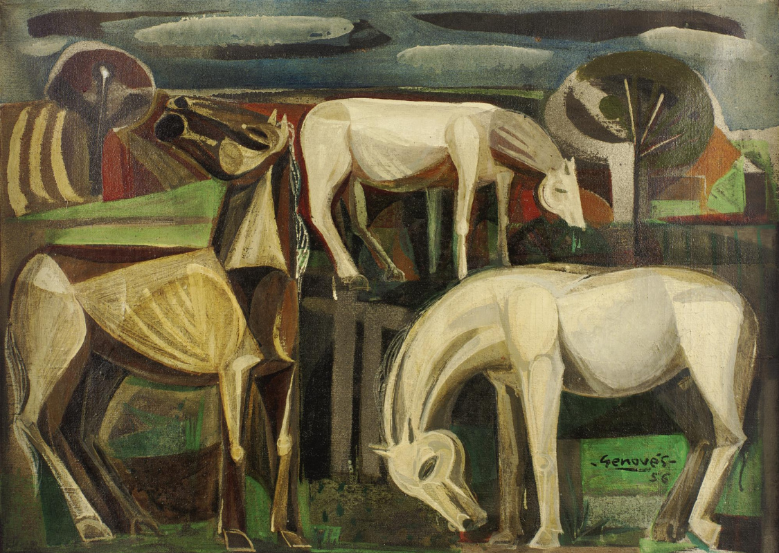 Juan Genoves (Genoves). Horses