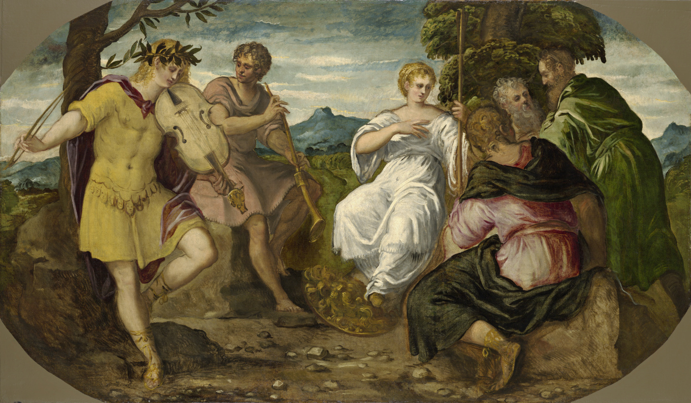 Jacopo (Robusti) Tintoretto. The Contest between Apollo and Marsyas