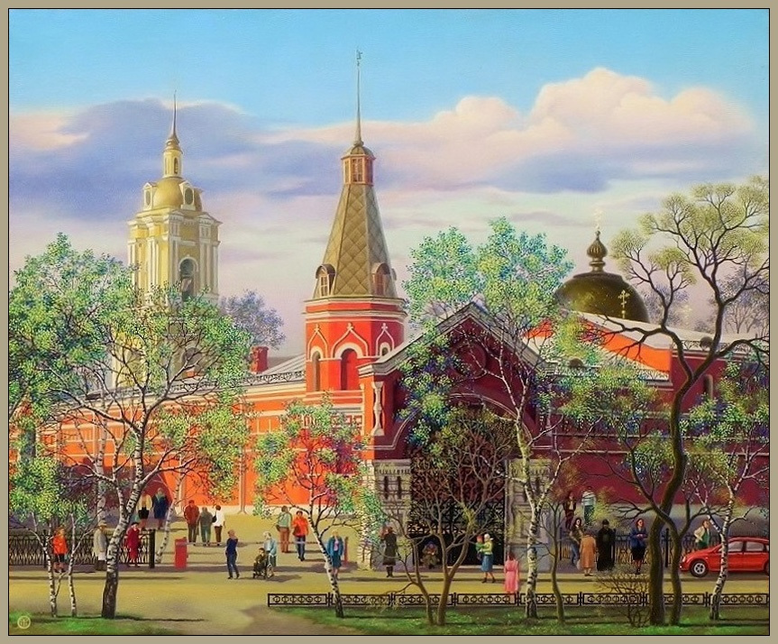Vasily Vasilyevich Timofeev. "Pokrovsky Convent" von sv. Matronen