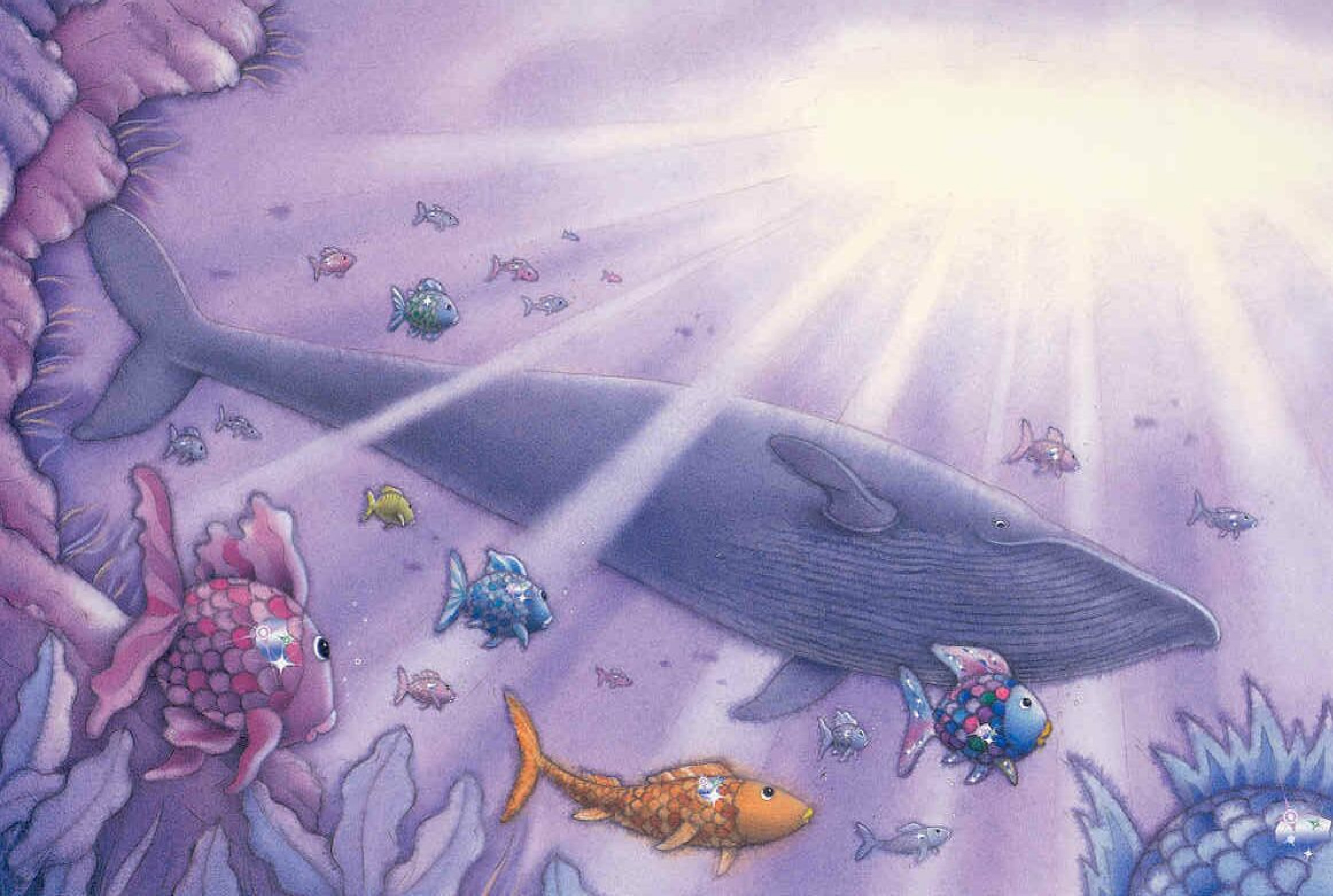 Rainbow fish story 7 by Marcus Hunter: History, Analysis & Facts | Arthive