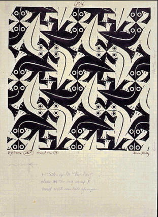 Maurits Cornelis Escher. Lizard (№ 104)