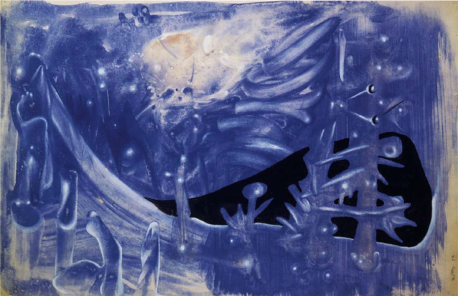 Roberto Sebastian Matta. Blue Composition