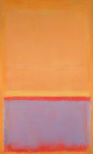 Rothko Mark. Sin título (naranja, azul sobre rojo)