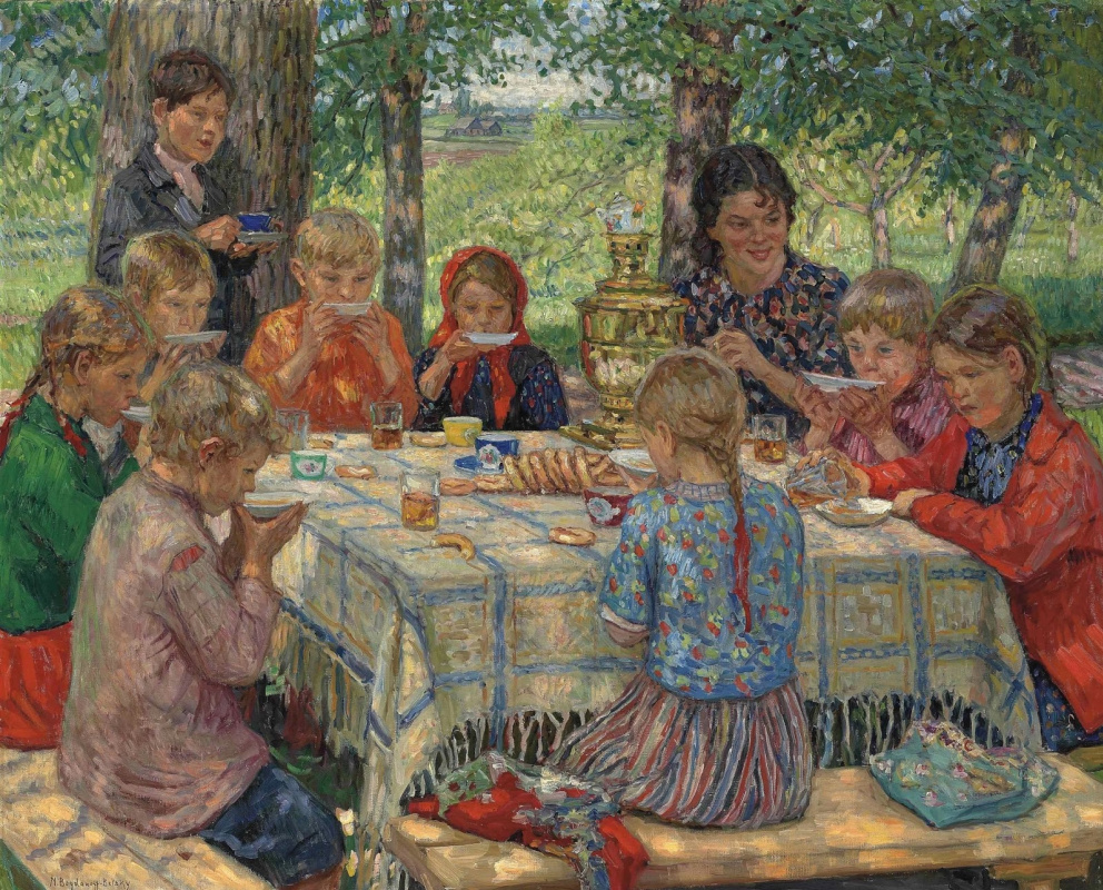 Nikolay Petrovich Bogdanov-Belsky. Teacher's day