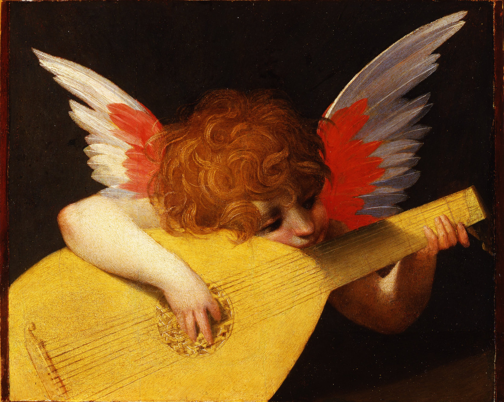 Fiorentino Rosso. Angel playing music