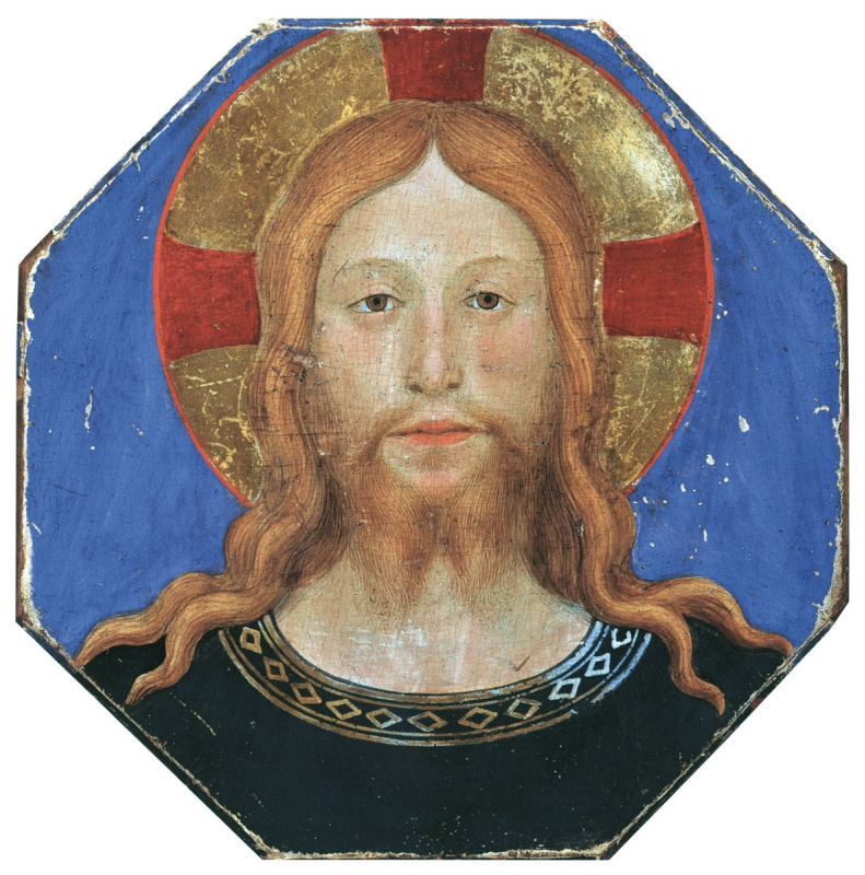 Fra Beato Angelico. The face of Christ. Around 1435–1437