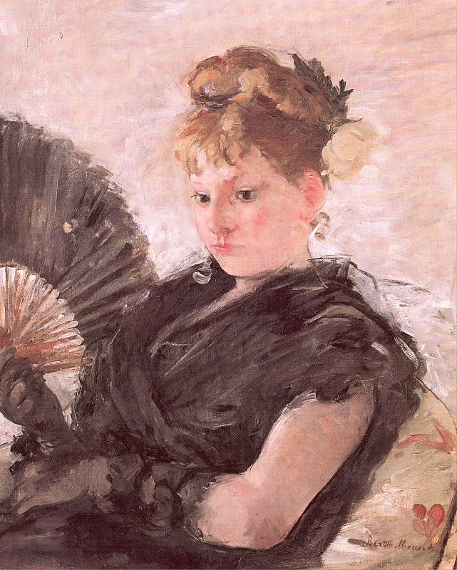 Berthe Morisot. Lady with a fan