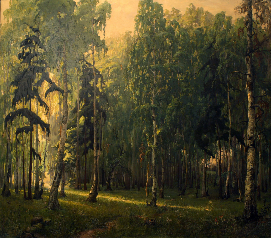 Igor Vladimirovich Myasnikov. In the birch grove
