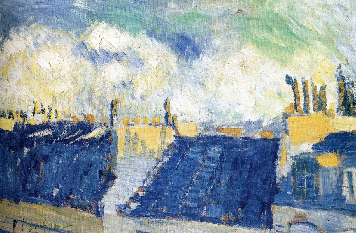 Пабло Пикассо. Голубые крыши, Париж
