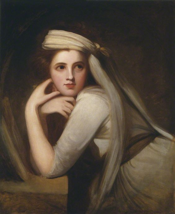 George Romney. Portrait of Emma Hart (later Hamilton) in the form of a Bacchante