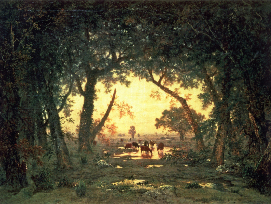 Theodore Rousseau. The Forest Of Fontainebleau. Morning