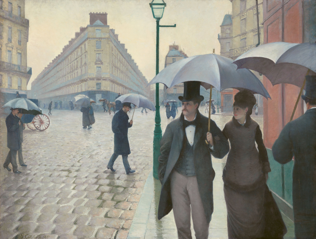 Gustave Caillebotte. Paris. Rainy day