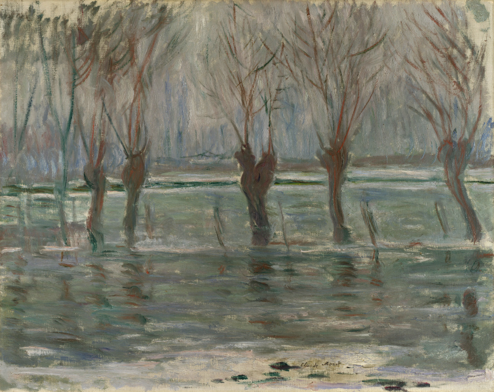 Claude Monet. Flood