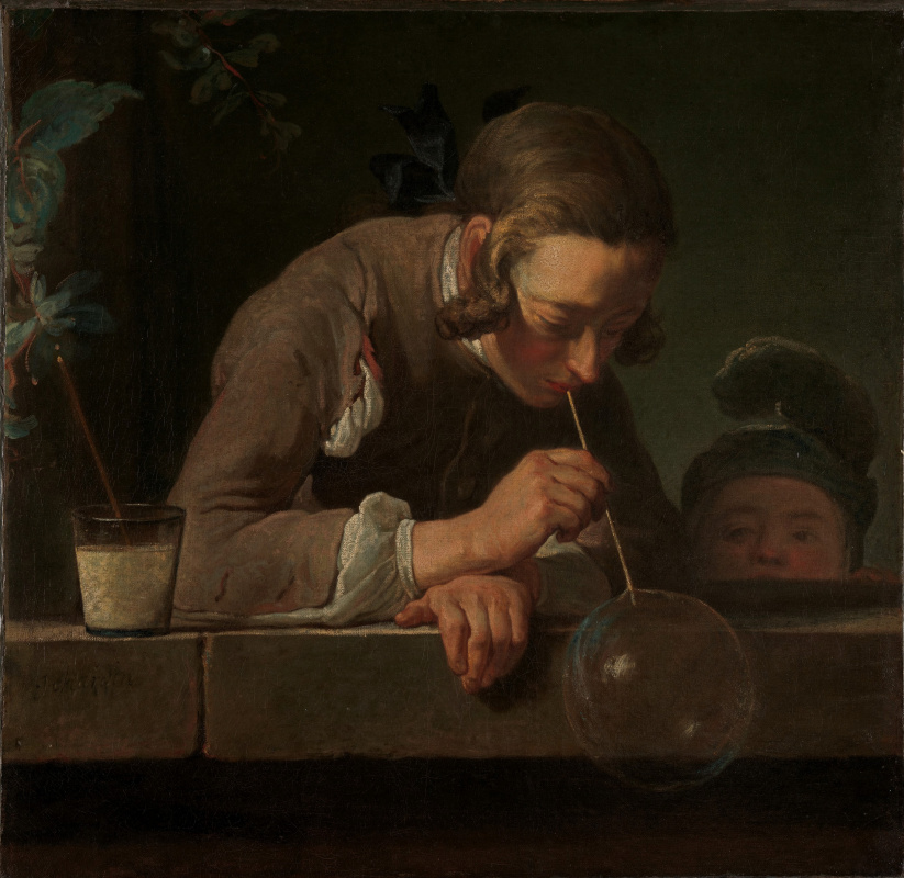 Jean Baptiste Simeon Chardin. Bubbles