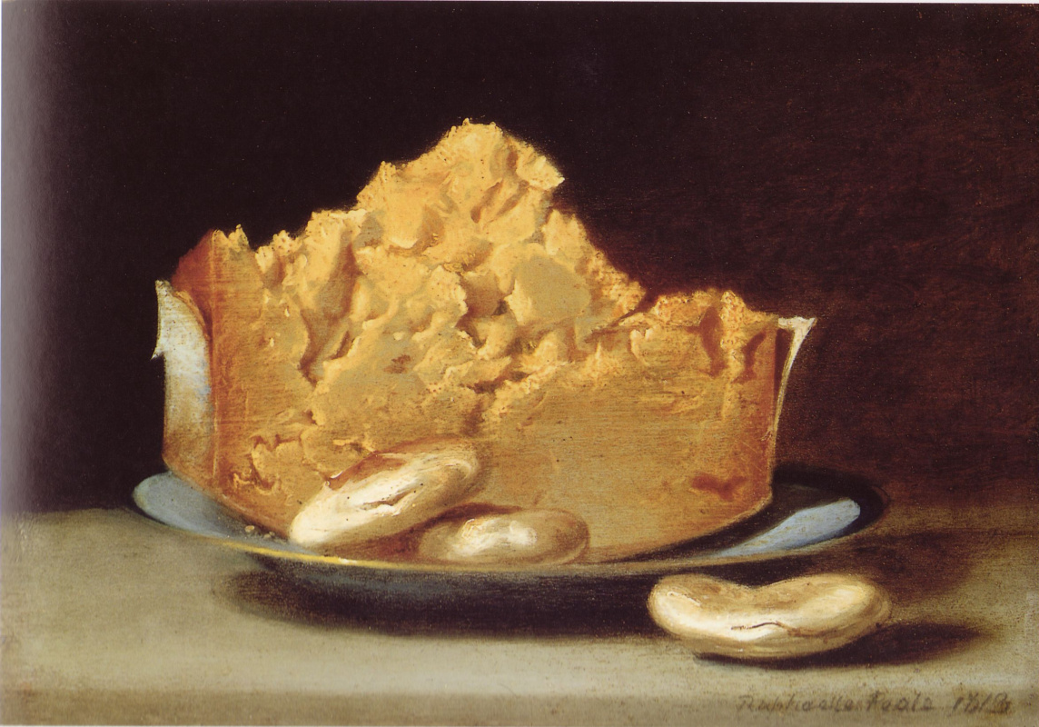 Raphaelle Peale. Cheese with three crackers