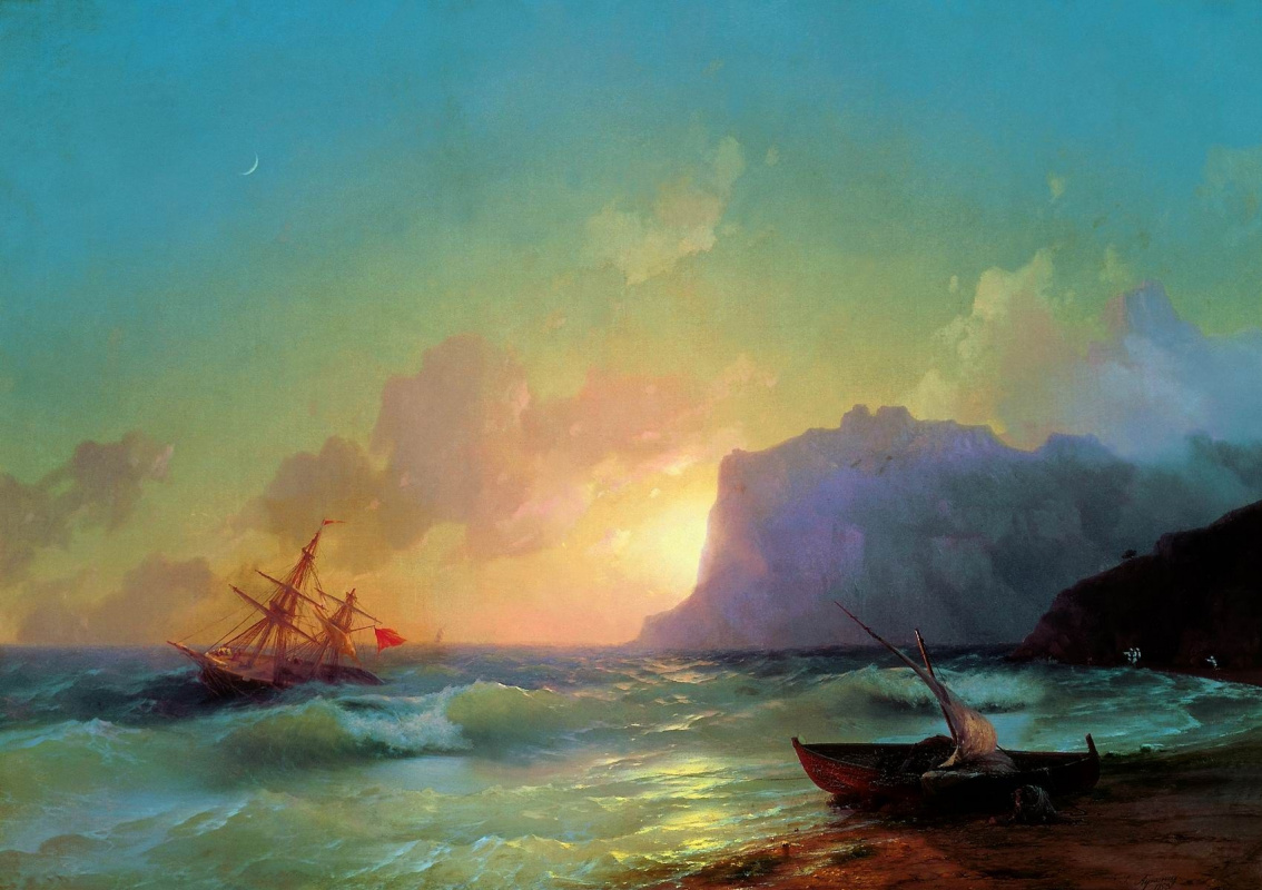 Ivan Aivazovsky. Sea. Koktebel