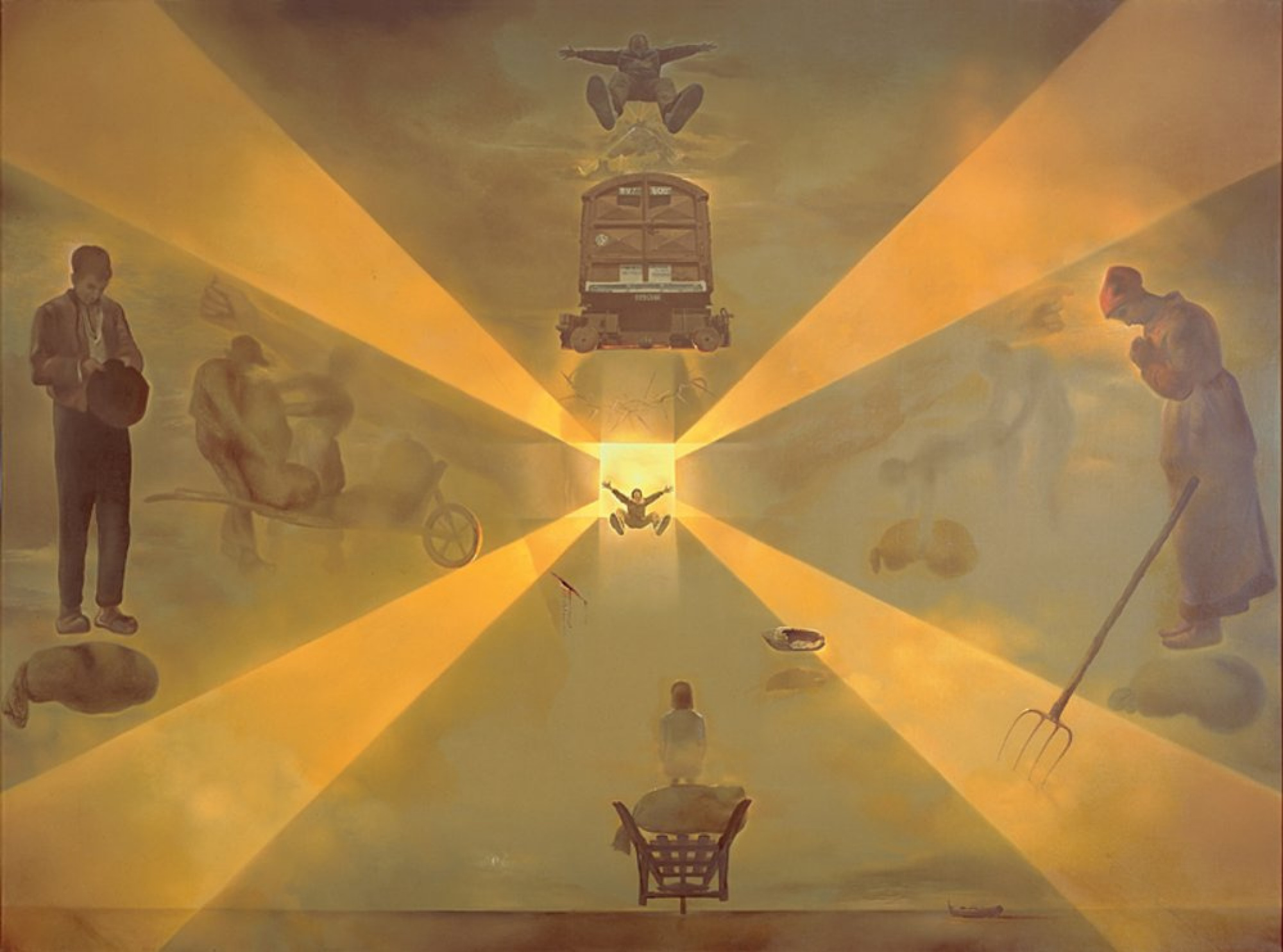 Salvador Dali Gare de Perpignan, 1965, 406×295 cm : Descriptif de lœuvre |  Artchive