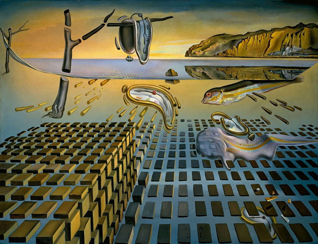 Salvador Dali. Disintegration of memory persistence