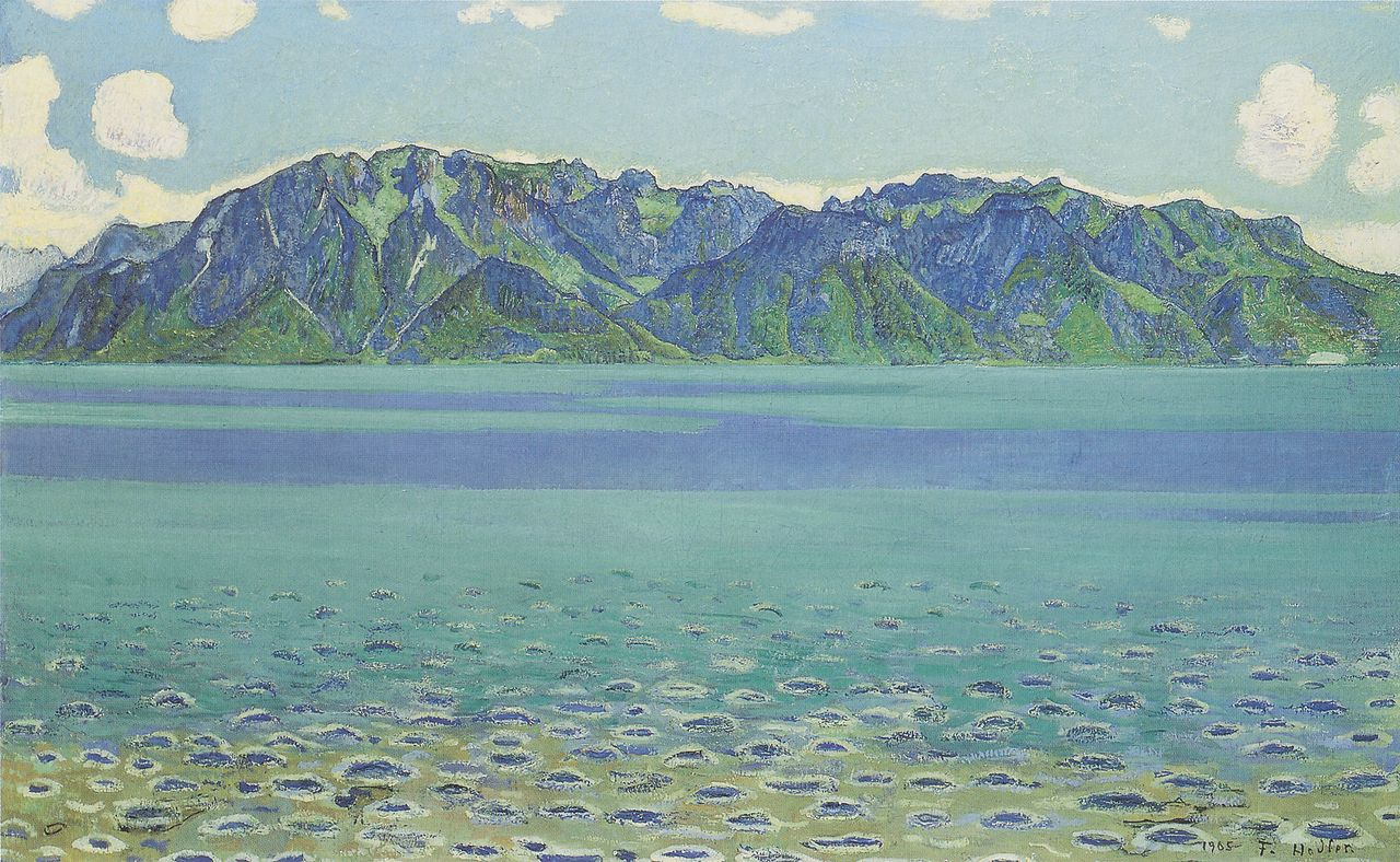 Ferdinand Hodler. The Grammont mountain