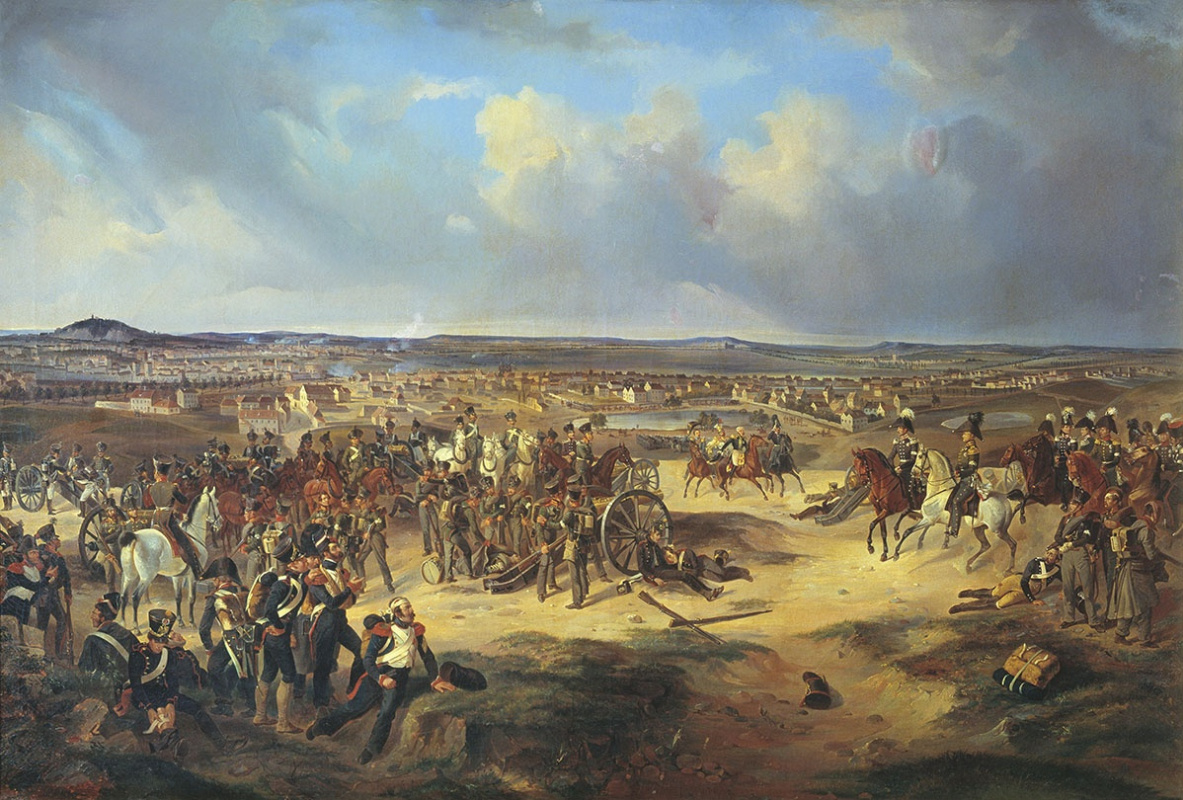 Bogdan Pavlovich Willewalde. Battle of Paris on March 17, 1814. 1834