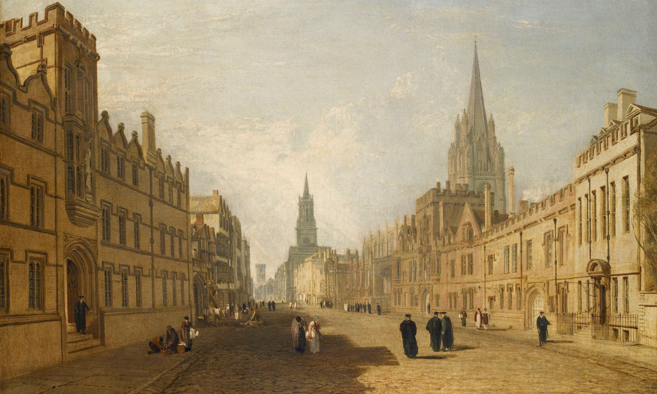 Joseph Mallord William Turner. Calle alta, oxford