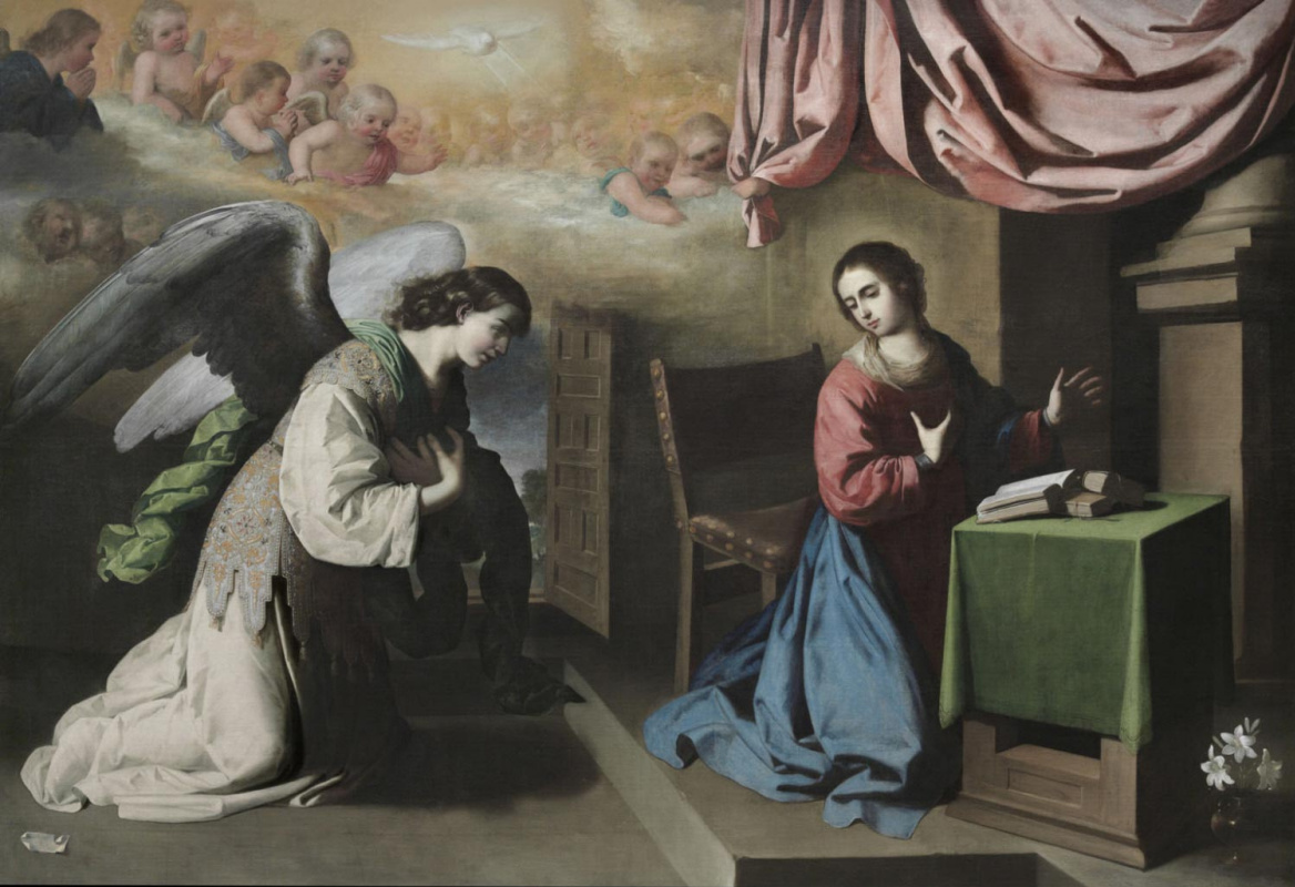 Francisco de Zurbaran. The Annunciation