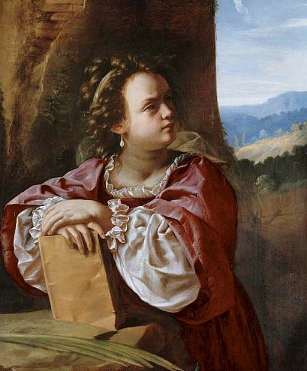 Artemisia Gentileschi. Santa Caterina d'Alessandria