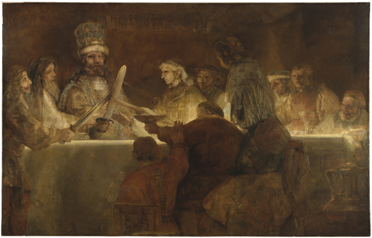 Rembrandt Harmenszoon van Rijn. Conspiracy of Batalov (the Conspiracy of Claudius Civilis)