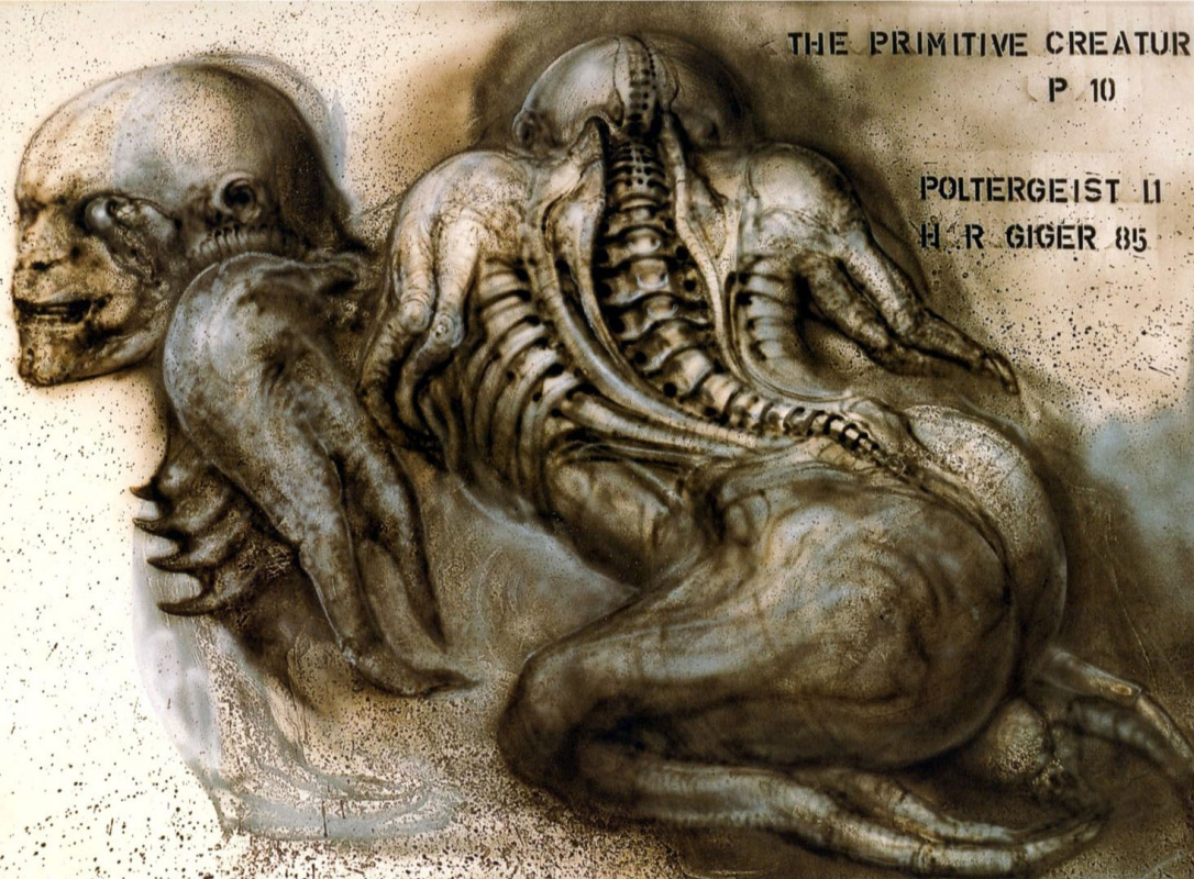 Hans Rudolph Giger. POLTERGEIST  - THE PRIMITIVE CREATURE