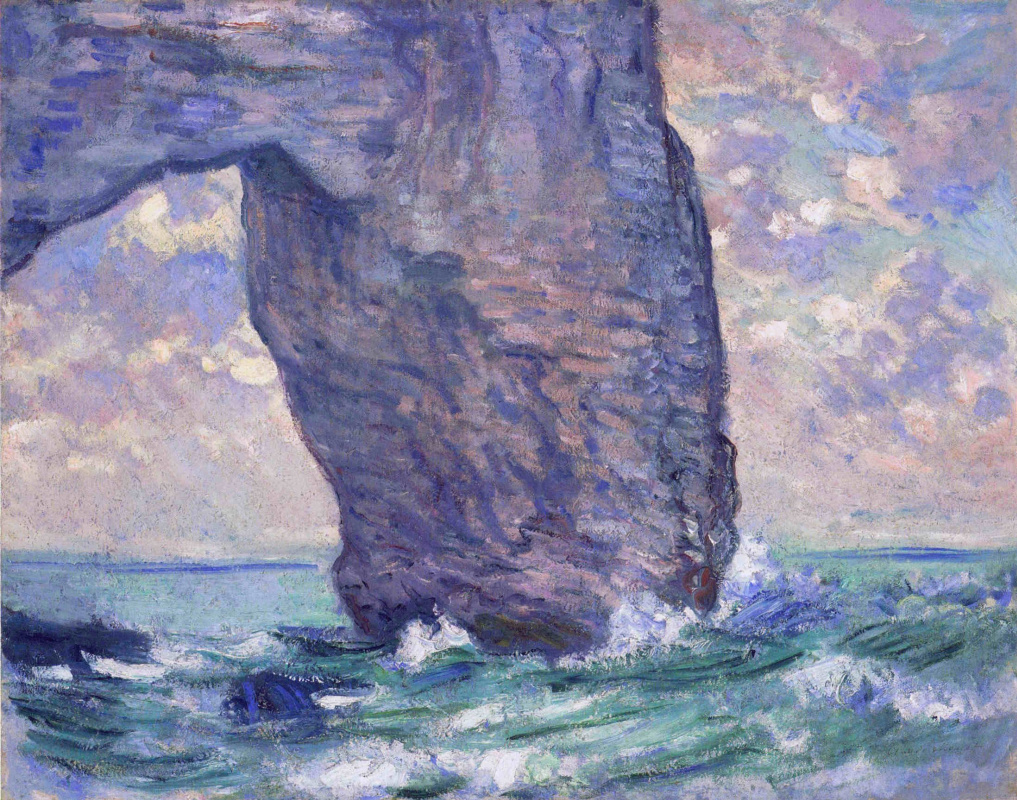 Claude Monet. Manport, view from below