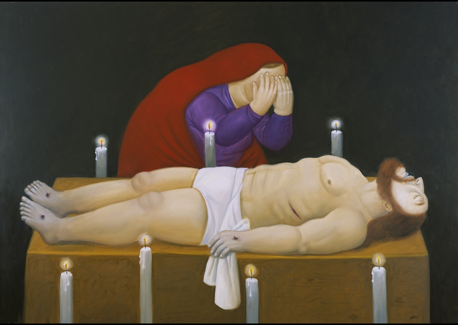 Fernando Botero. Jesus and death