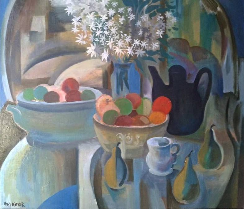Igor Ernestovich Kotkov. Still life with apples