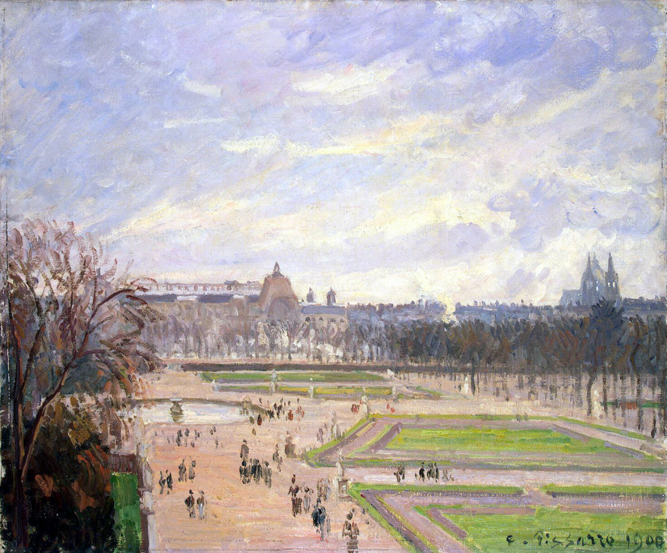 Camille Pissarro. The Tuileries Garden